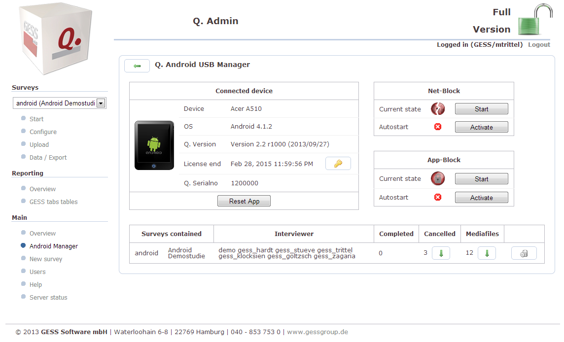 Der Android USB Manager